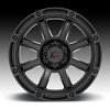 XD Series XD863 Titan Satin Black Custom Truck Wheels Rims 6